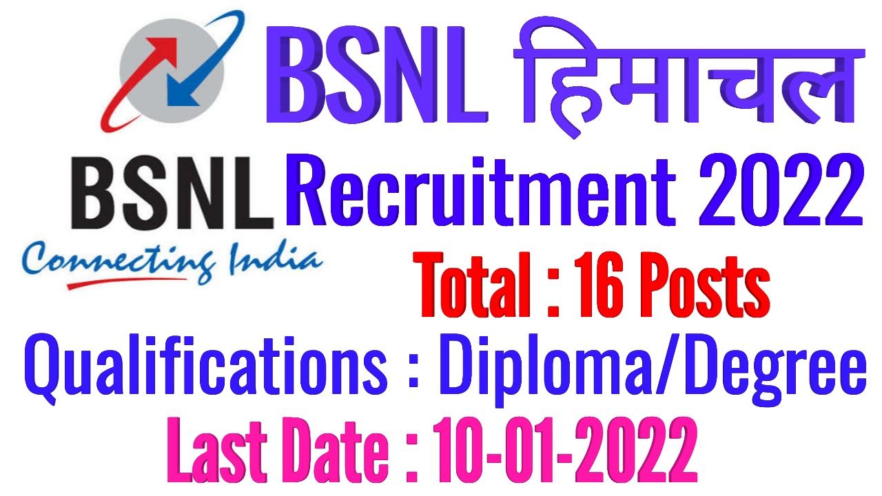 HP BSNL Recruitment 2022