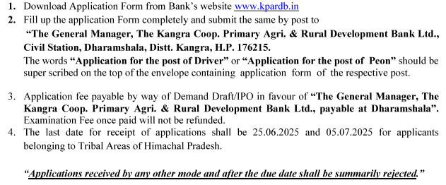 KPARDB Peon & Driver Recruitment 2025 Apply for 17 Posts 4 image 19