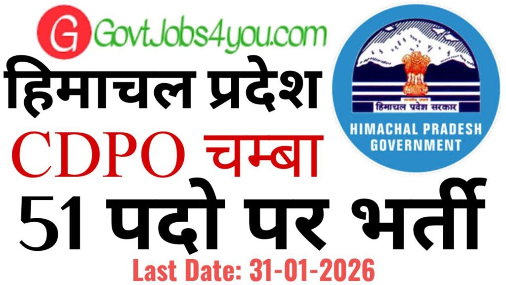 HP Anganwadi Recruitment 2026 Apply for 51 Post of Worker & Helper
