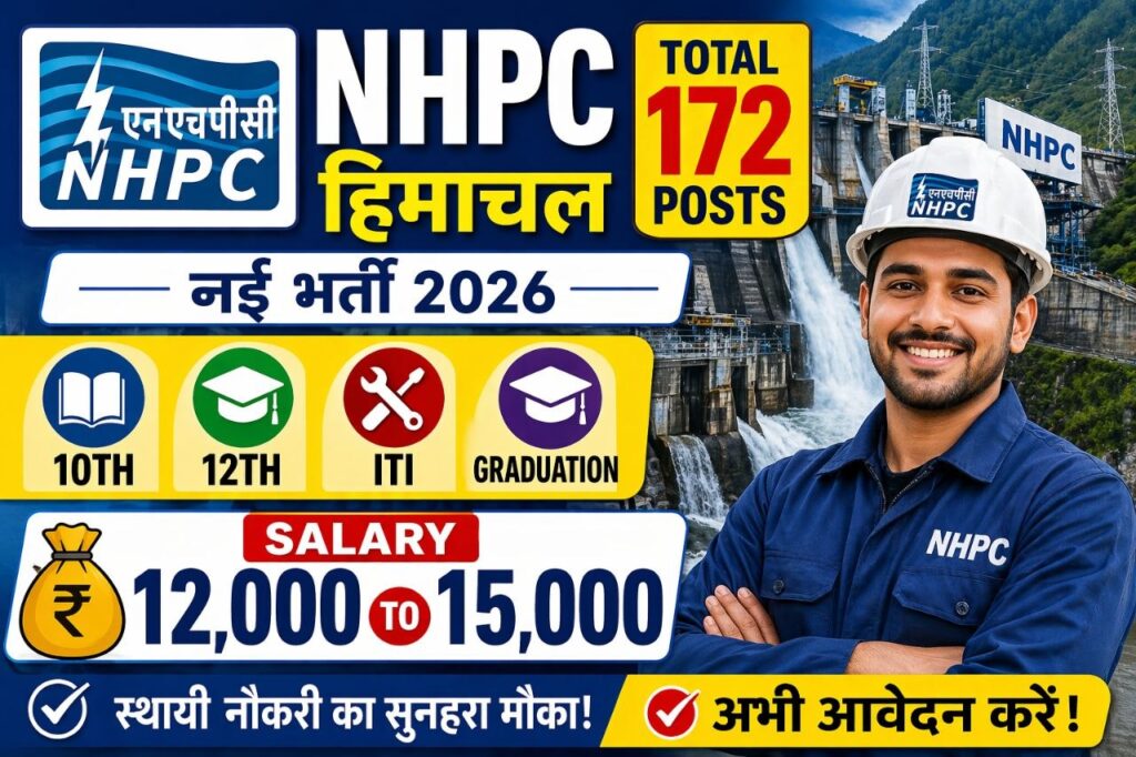 NHPC Apprentice Recruitment 2026