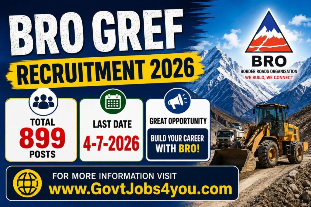 BRO GREF Recruitment 2026