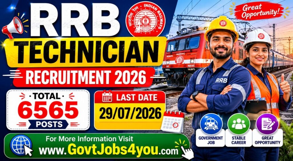 RRB Technician Recruitment 2026