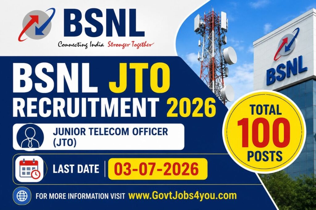 BSNL JTO Recruitment 2026