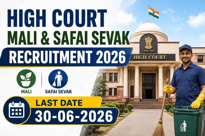 High Court Recruitment 2026