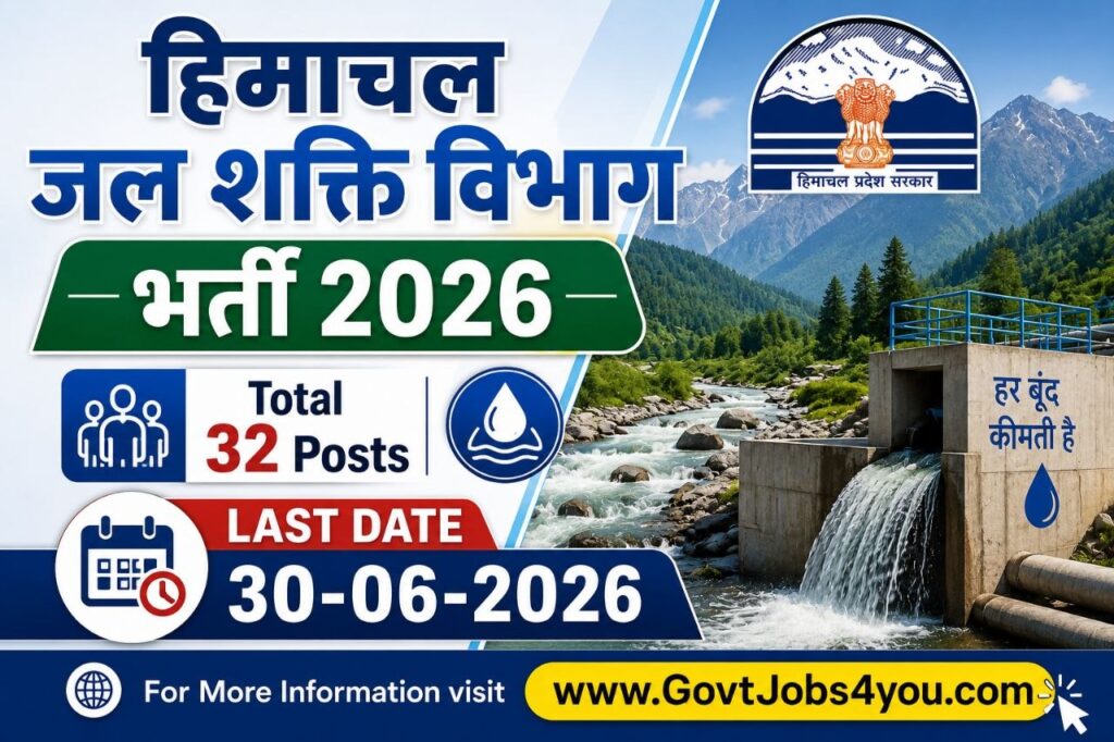 HP Jal Shakti Department Recruitment 2026