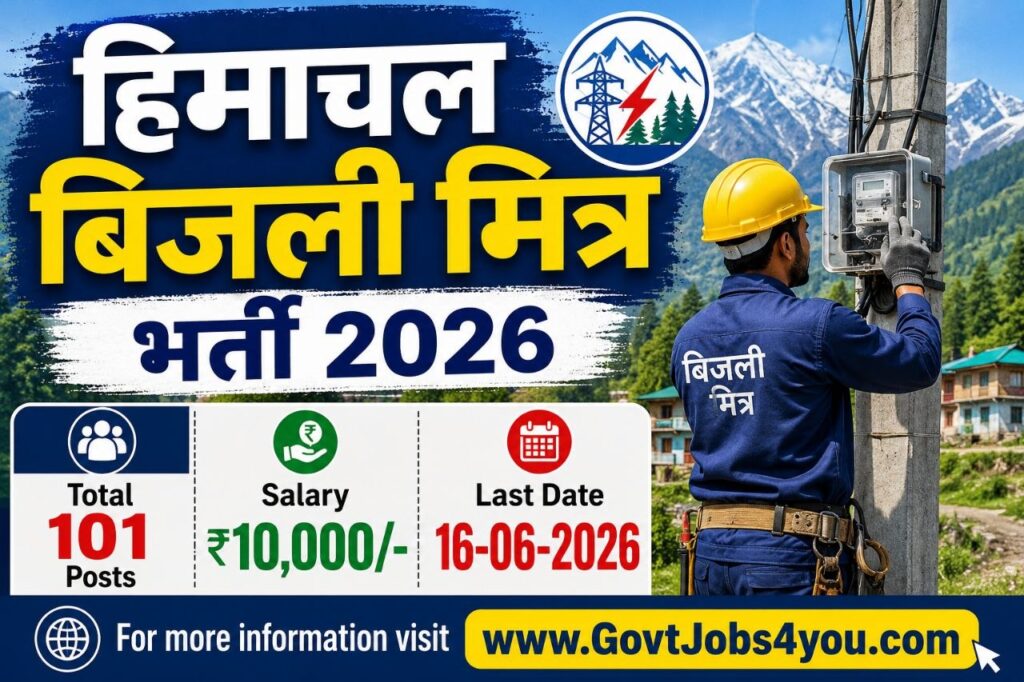 HP Bijli Upbhokta Mitra Recruitment 2026