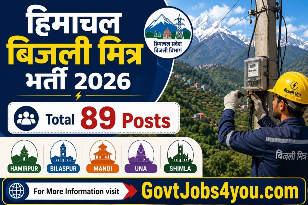 HP Bijli Mitra Recruitment 2026