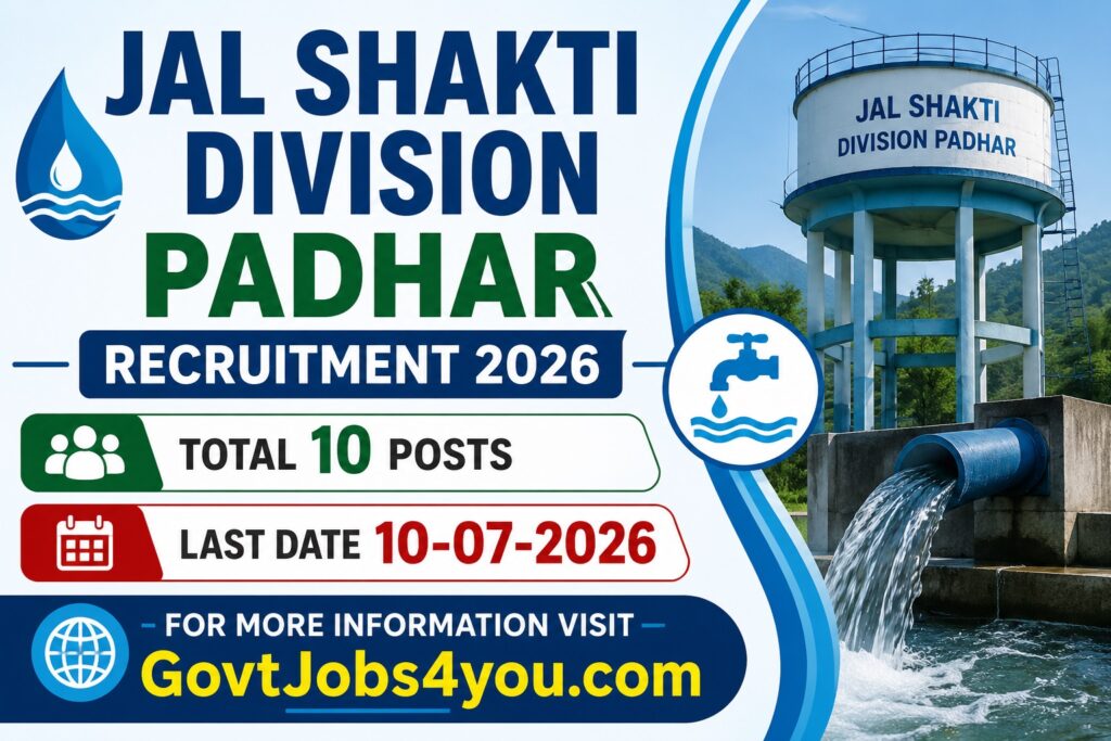 JSV Padhar Recruitment 2026