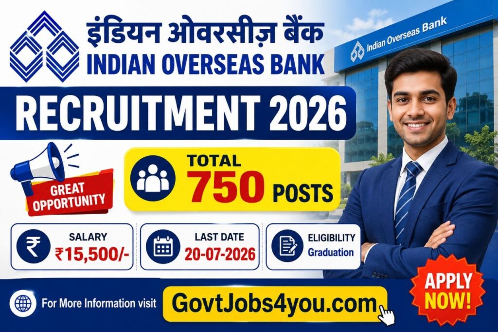 Indian Overseas Bank Apprentice Recruitment 2026