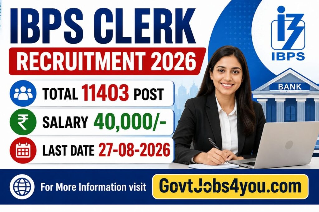 IBPS Clerk Recruitment 2026