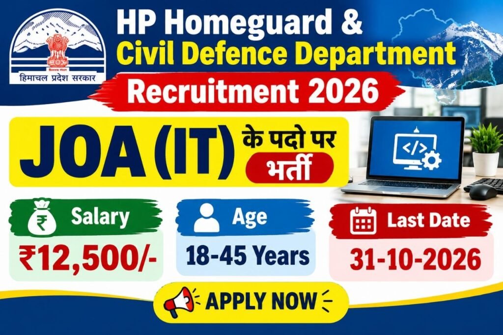 HP Home Guard Department Recruitment 2026